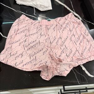 Victoria's Secret Pink Script Lounge Shorts